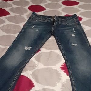 Silver Jeans Co Lola Distressed Bootcut Denim